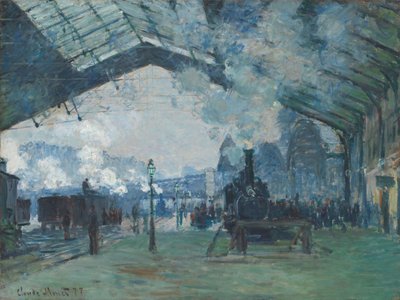 Een Zeegezicht, Schepen bij Maanlicht door Claude Monet